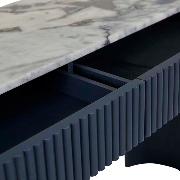 Benjamin Ripple Grand Marble Console