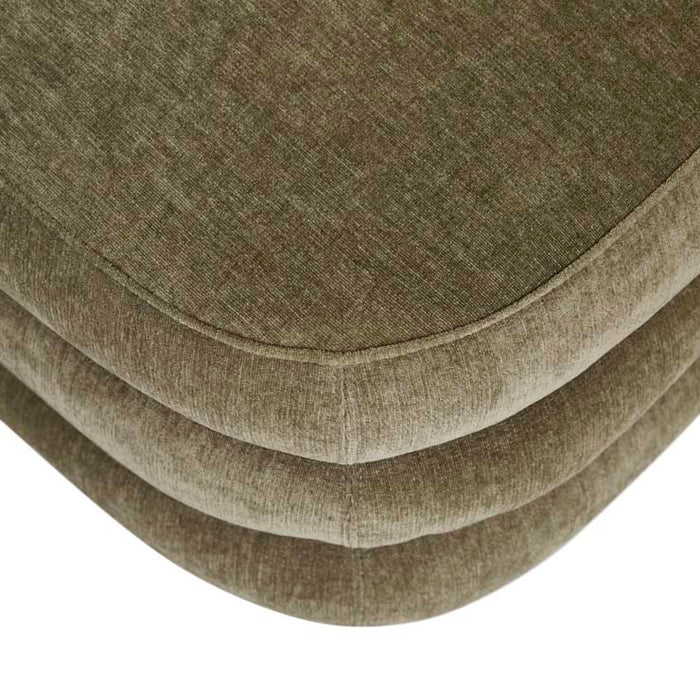 Kennedy Ribbed Large Square Ottoman