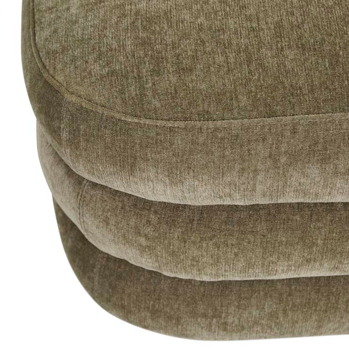 Kennedy Ribbed Large Square Ottoman