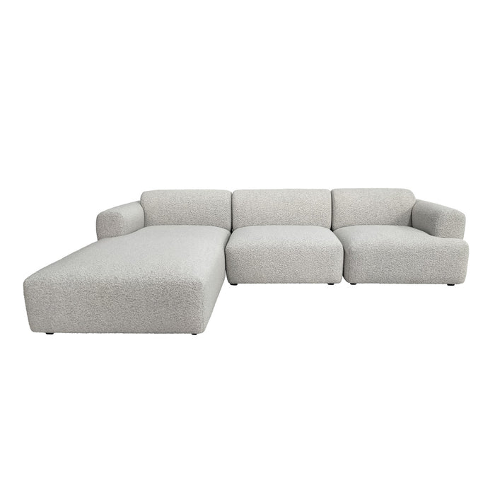 Juno Boulder Left Chaise Sofa Set