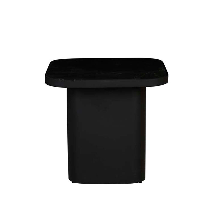 Amara Pedestal Marble Side Table