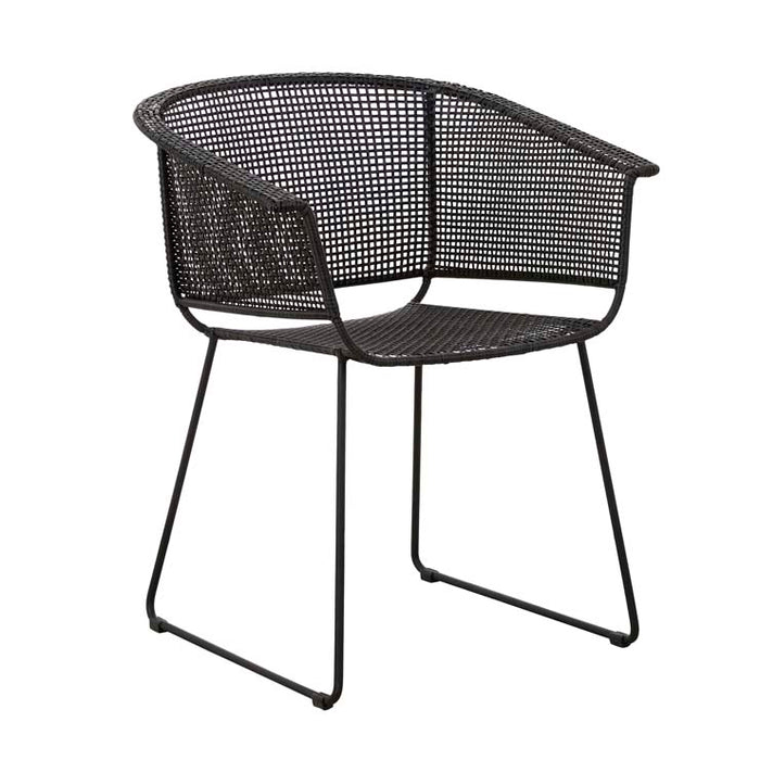 Corsica Sleigh Dining Armchair