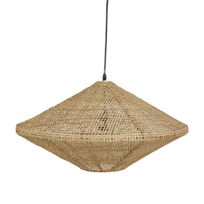 Geo Wide Woven Pendant