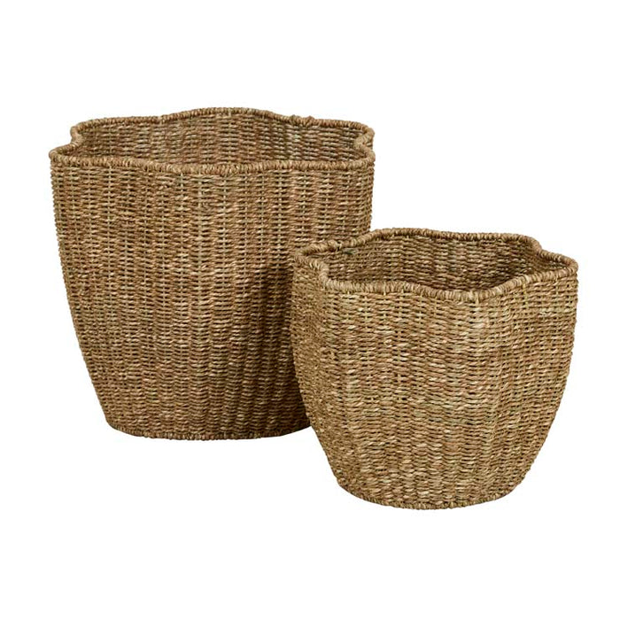 Lark Fluted Set of 2 Baskets