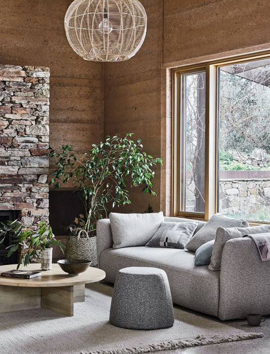 Felix Pebble Left Chaise Sofa Set
