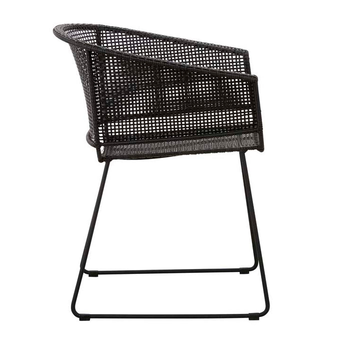 Corsica Sleigh Dining Armchair