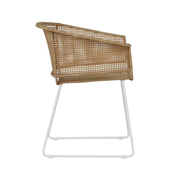 Corsica Sleigh Dining Armchair