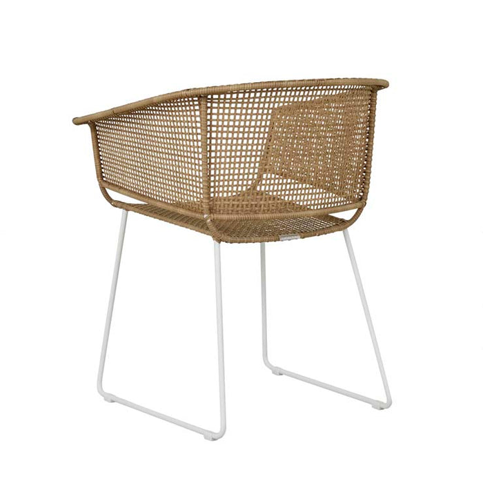 Corsica Sleigh Dining Armchair