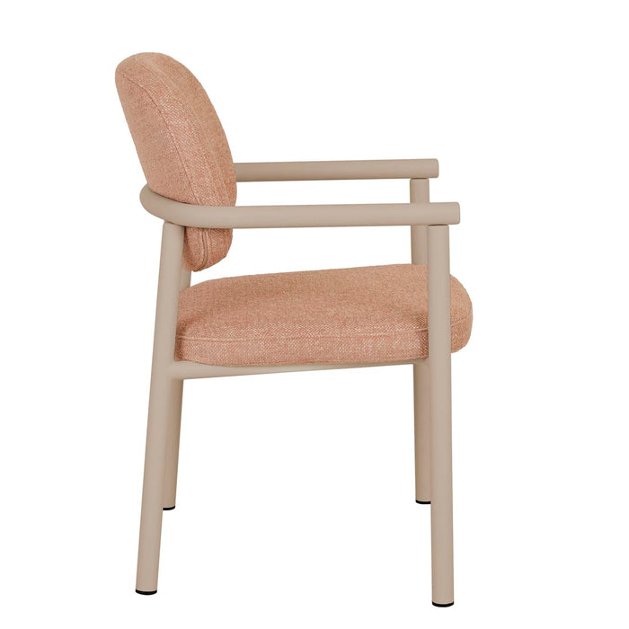 Lori Metal Frame Dining Armchair