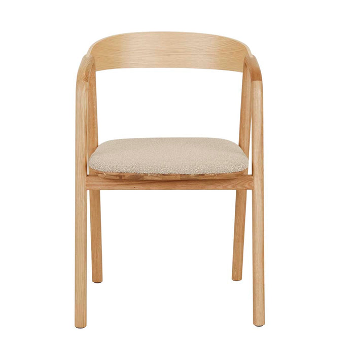 Tolv Inlay Upholstered Dining Armchair