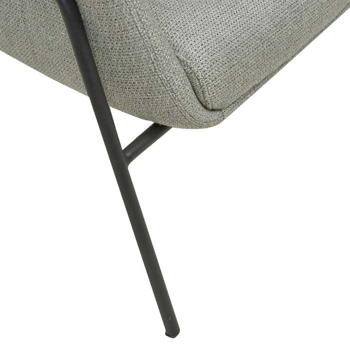 Vittoria Metal Leg Occasional Chair