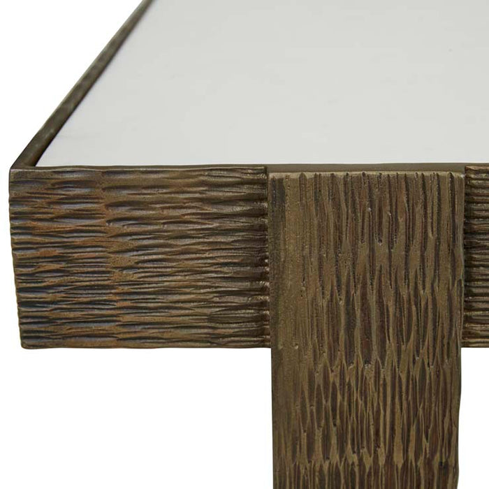 Verona Etch Rectangular Coffee Table