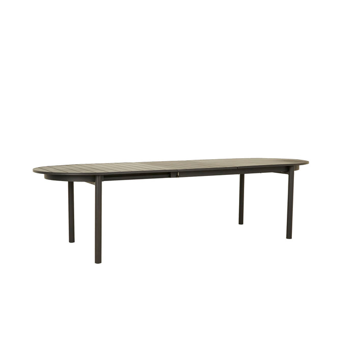 Pier Curve Slatted Extension Dining Table