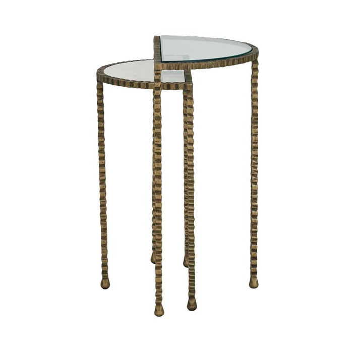 Celeste Crimp Nest of 2 Side Tables