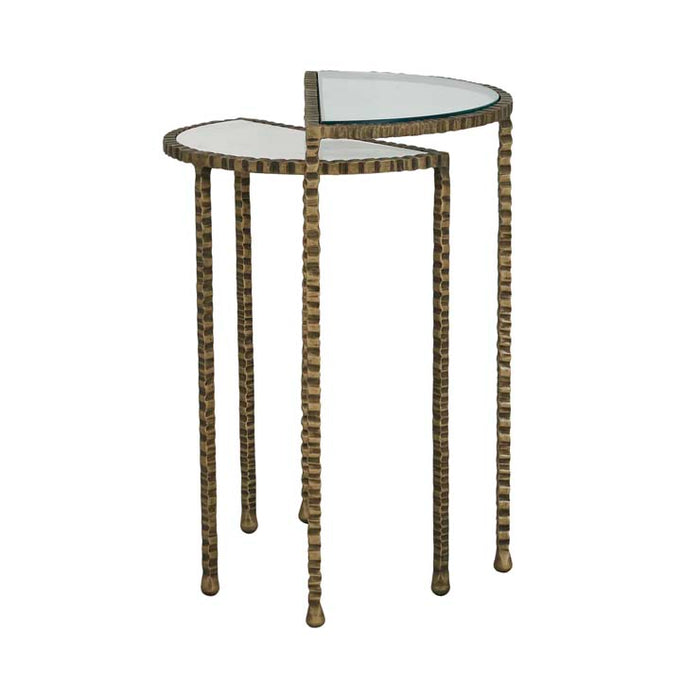 Celeste Crimp Nest of 2 Side Tables