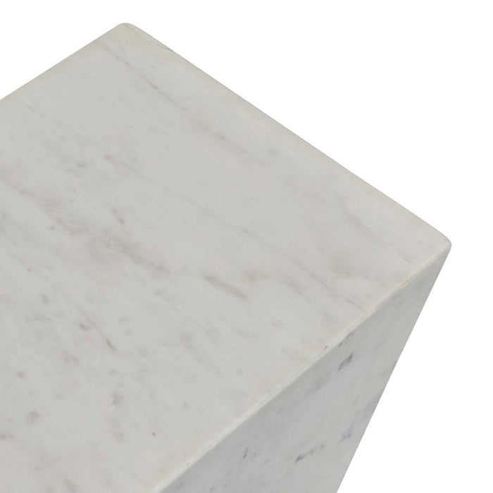 Buy Rufus Block Asymmetrical Marble Side Table - Zebra Marble online -  GlobeWest Australia