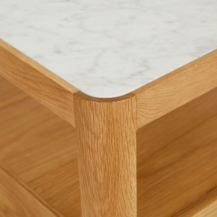 Tolv Theo Marble Bedside