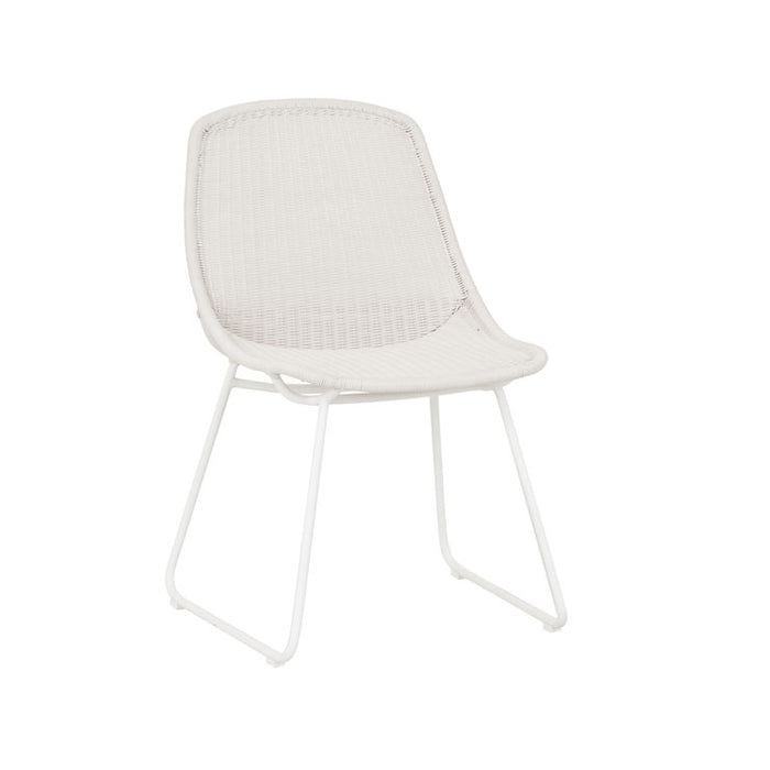 Granada Scoop Closed Weave Aluminium Dining Chair