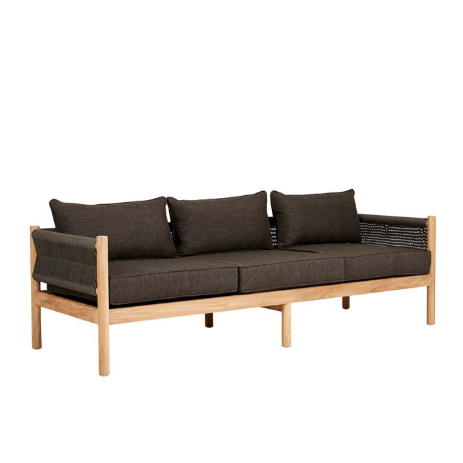 Cannes Rope 3 Seater Sofa