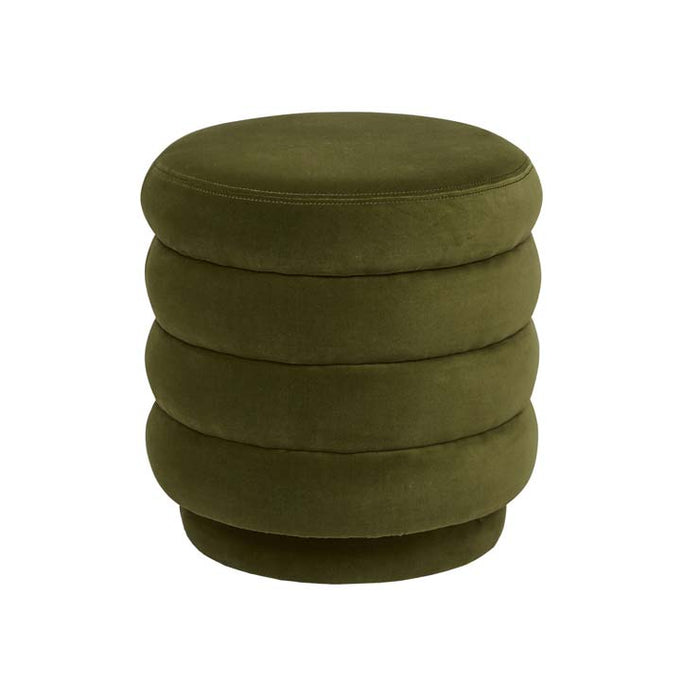 Kennedy Ribbed Small Round Ottoman