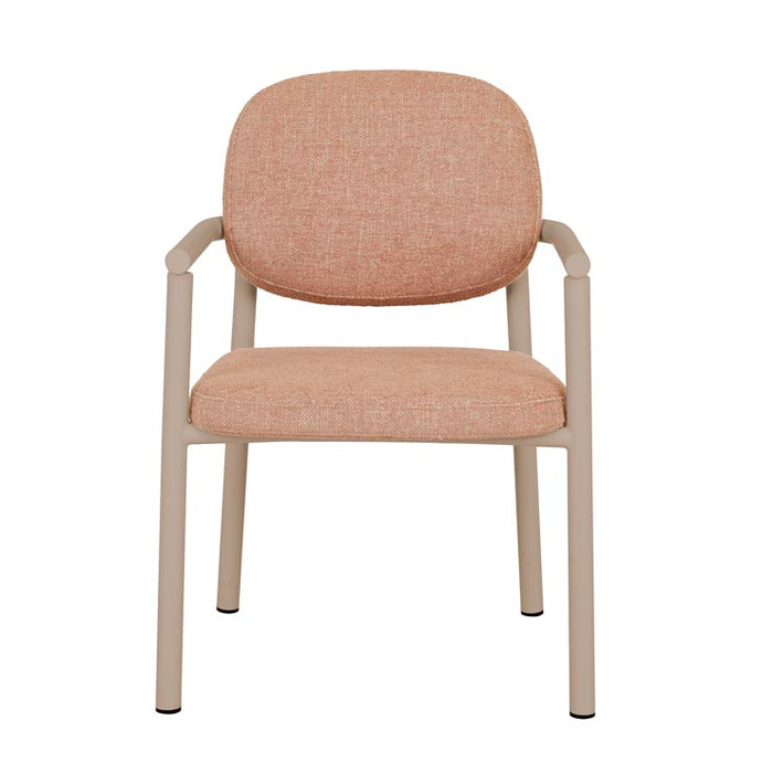 Lori Metal Frame Dining Armchair