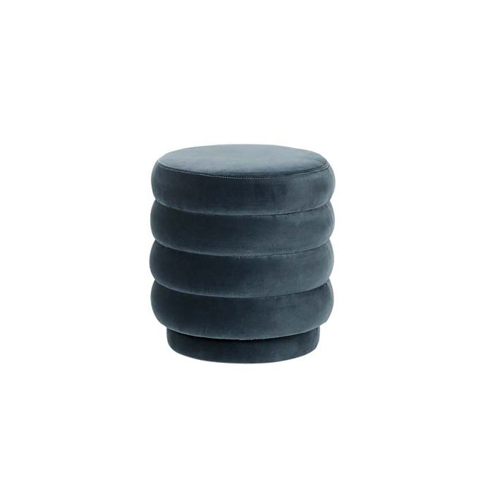 Kennedy Ribbed Small Round Ottoman
