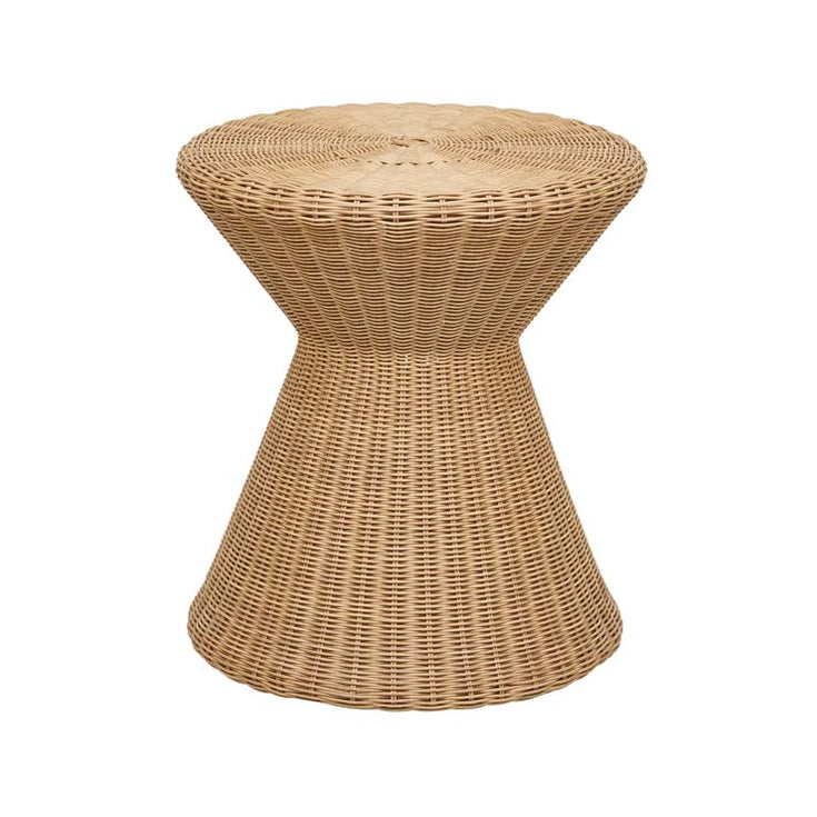 Mauritius Woven Side Table — GlobeWest Outlet