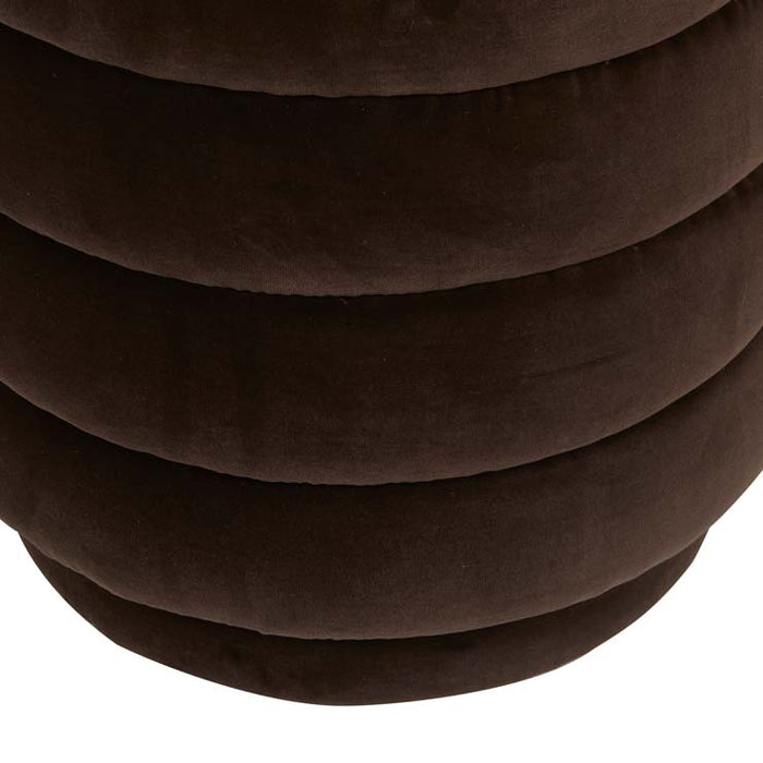 Kennedy Ribbed Small Round Ottoman