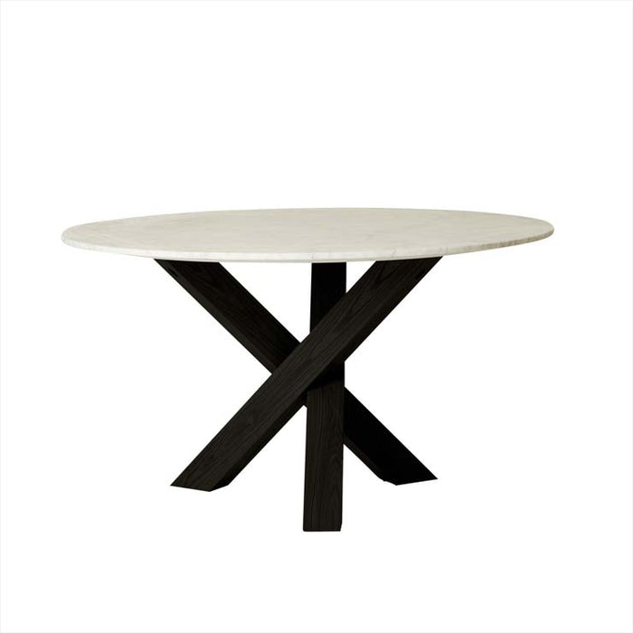 Hudson Round Marble Dining Tables